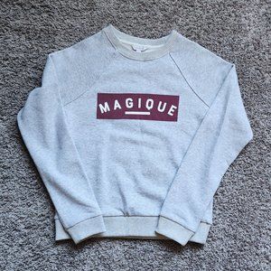 Elka Collective light gray Magique crewneck sweater 8